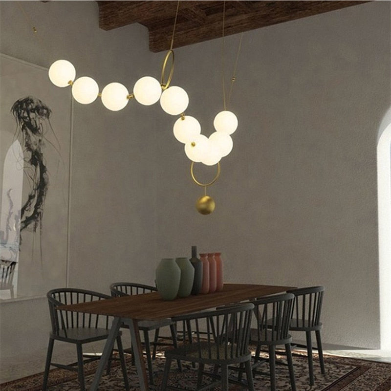 Valentina Lampe à suspension boule de Loft postmoderne Design de collier créatif - Neutralighting