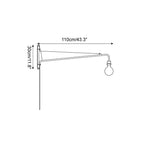 Applique Murale Bras Long Minimaliste Style Réglable - Neutralighting