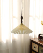 Eldora Lampe Pendante Bois à Brancher Plissé - Neutralighting