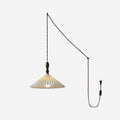 Eldora Lampe Pendante Bois à Brancher Plissé - Neutralighting