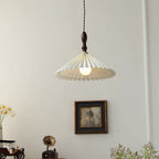 Eldora Lampe Pendante Bois à Brancher Plissé - Neutralighting