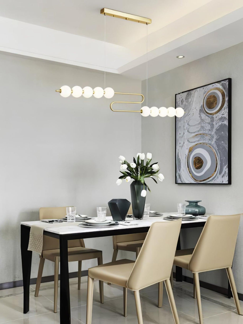 Linea Suspension Laiton Contemporaine - Neutralighting