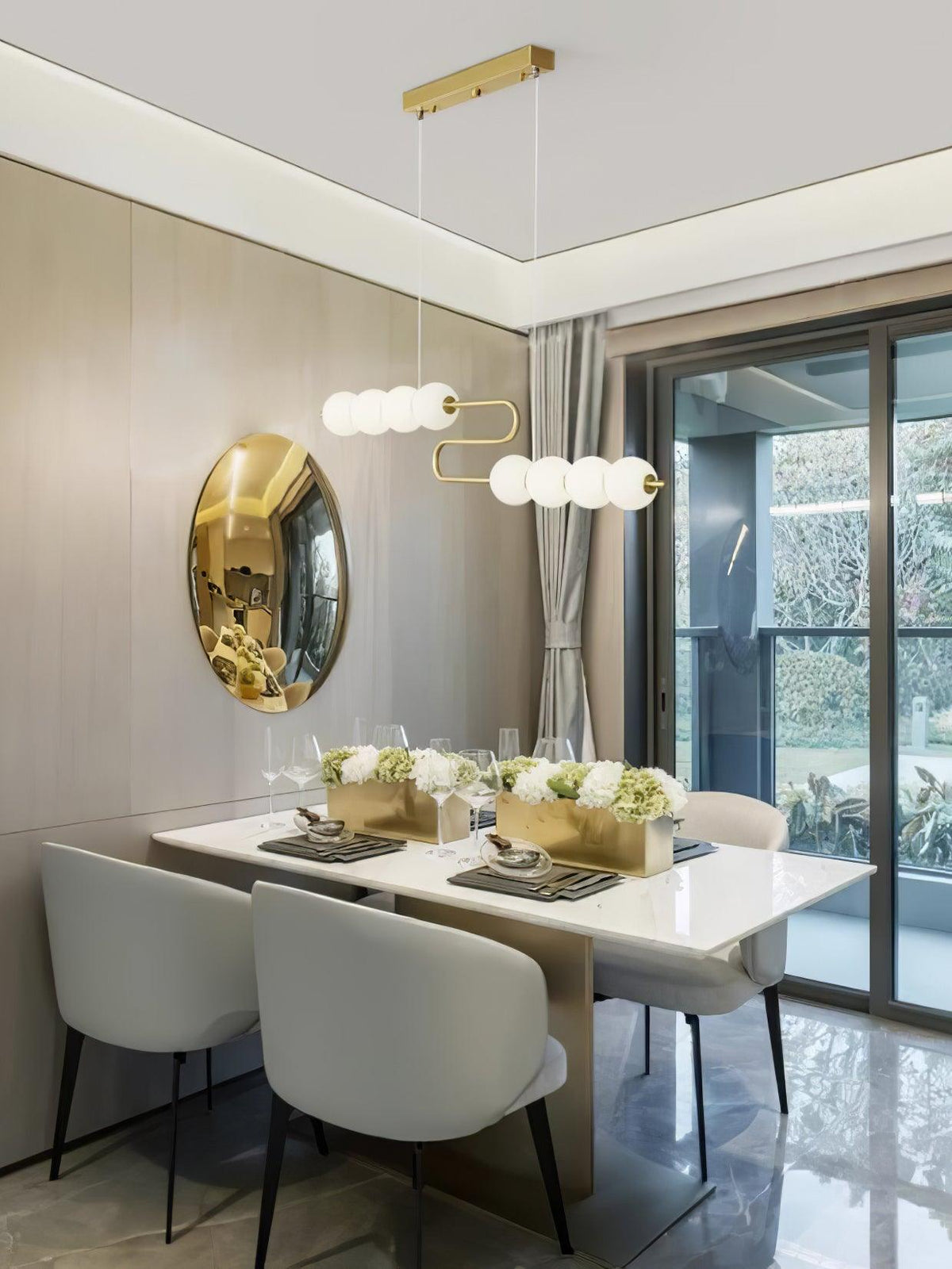 Linea Suspension Laiton Contemporaine - Neutralighting