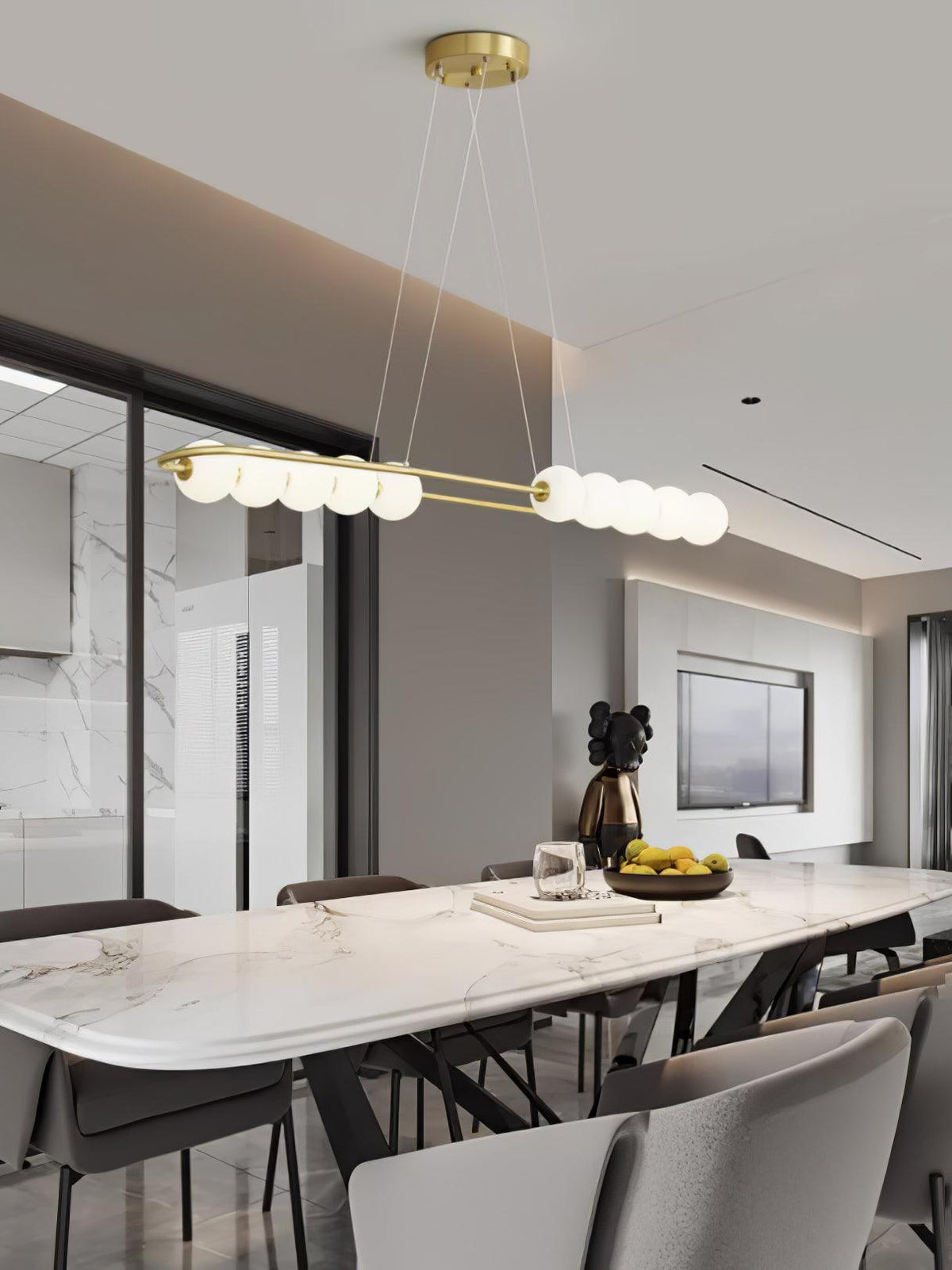 Linea Suspension Laiton Contemporaine - Neutralighting