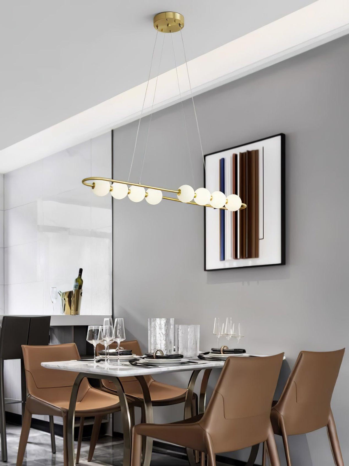 Linea Suspension Laiton Contemporaine - Neutralighting