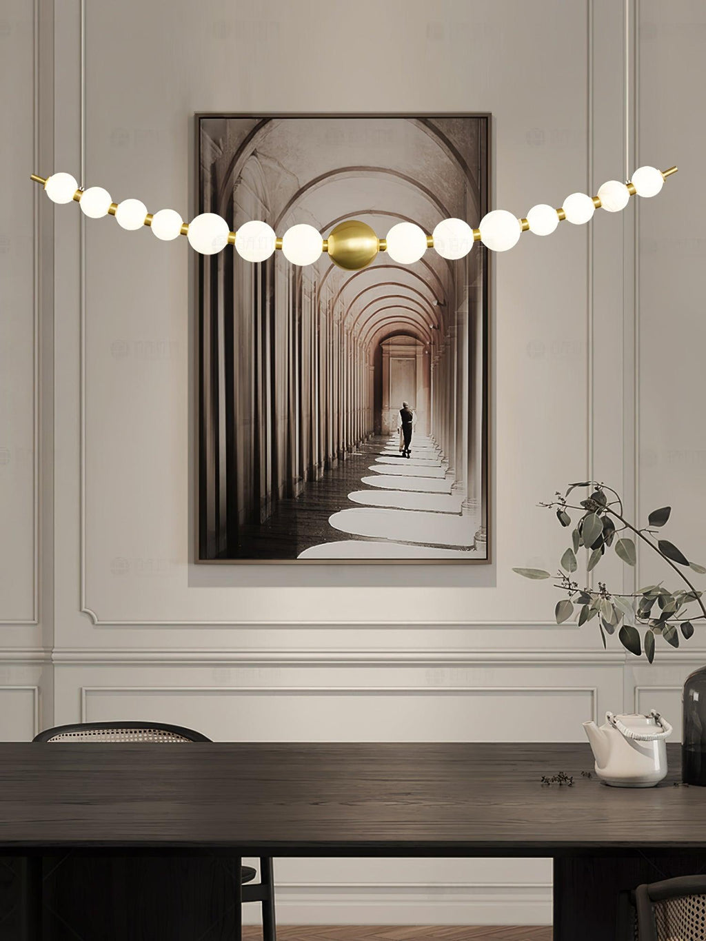 Linea Suspension Laiton Contemporaine - Neutralighting
