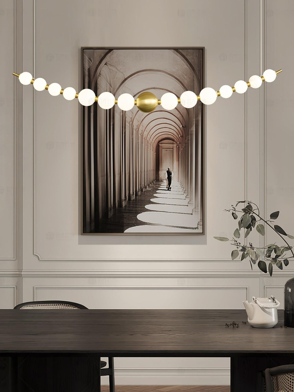 Linea Suspension Laiton Contemporaine - Neutralighting