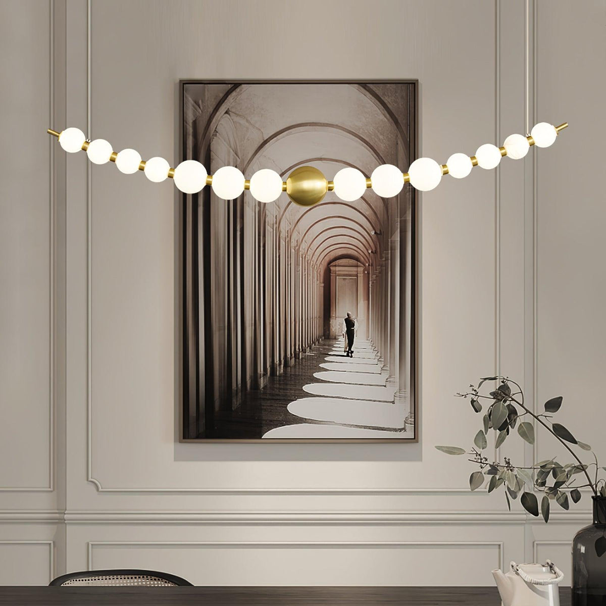 Linea Suspension Laiton Contemporaine - Neutralighting