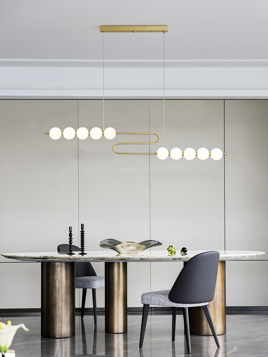 Linea Suspension Laiton Contemporaine - Neutralighting