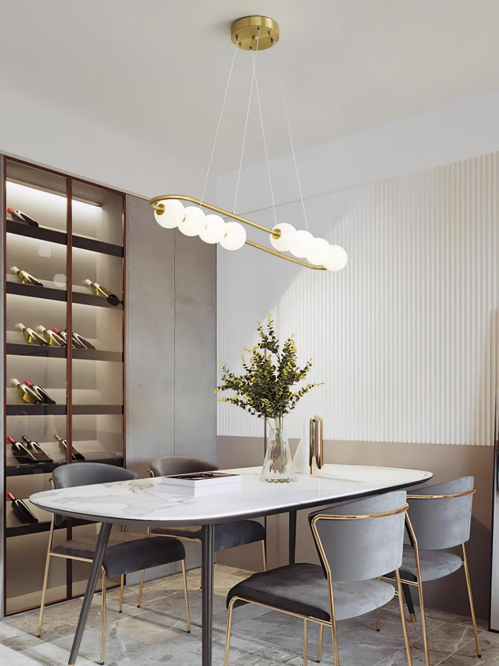Linea Suspension Laiton Contemporaine - Neutralighting