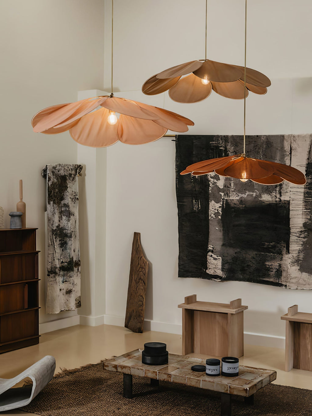 Zerithire Suspension en Tissu Inspiration Naturelle - Neutralighting