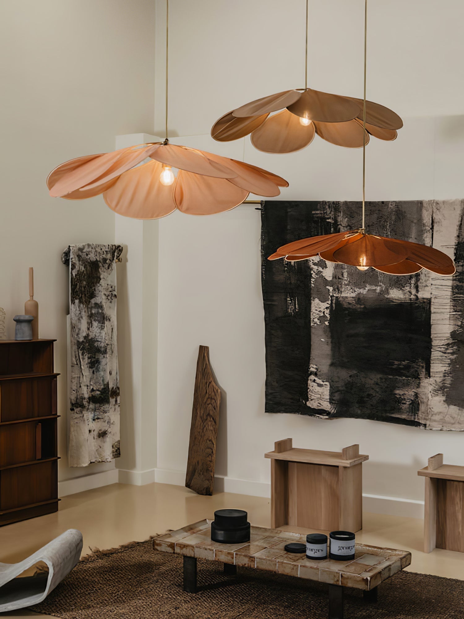 Zerithire Suspension en Tissu Inspiration Naturelle - Neutralighting
