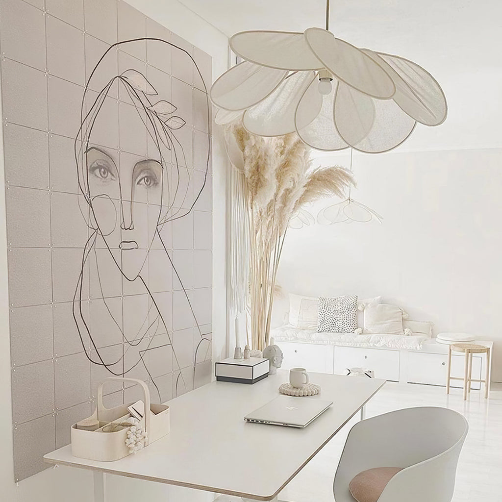 Zerithire Suspension en Tissu Inspiration Naturelle - Neutralighting