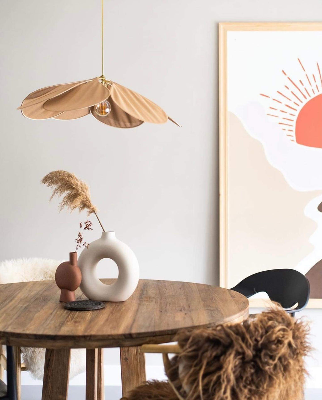 Zerithire Suspension en Tissu Inspiration Naturelle - Neutralighting