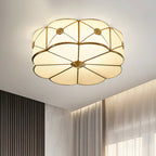 Solara Plafonnier Laiton Coquille Dépoli Classique - Neutralighting