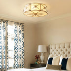 Solara Plafonnier Laiton Coquille Dépoli Classique - Neutralighting