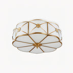Solara Plafonnier Laiton Coquille Dépoli Classique - Neutralighting