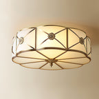 Solara Plafonnier Laiton Coquille Dépoli Classique - Neutralighting