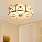 Solara Plafonnier Laiton Coquille Dépoli Classique - Neutralighting