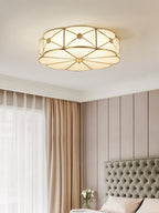 Solara Plafonnier Laiton Coquille Dépoli Classique - Neutralighting
