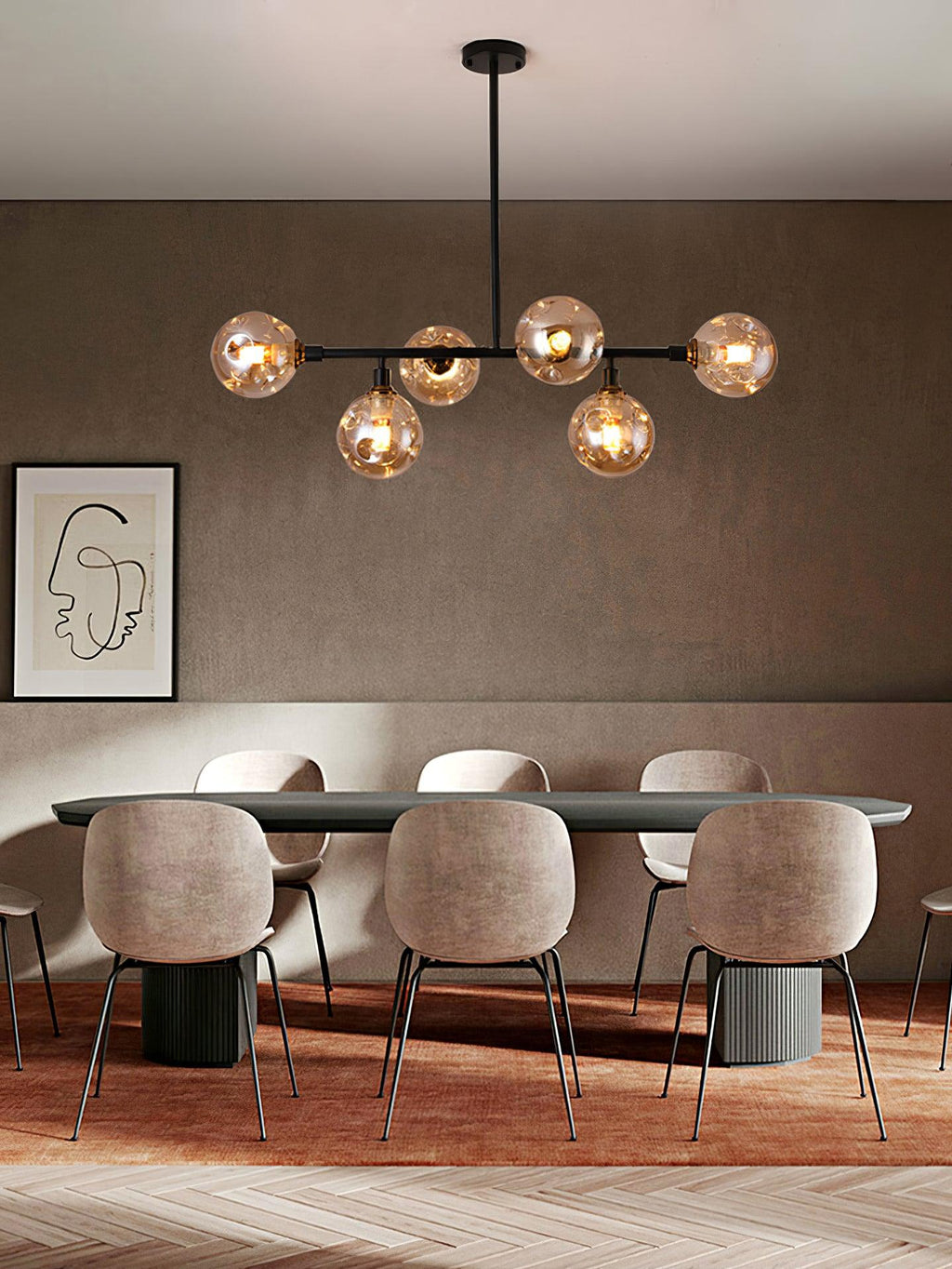 Lustra Suspension Lampe Minimaliste en Acrylique - Neutralighting
