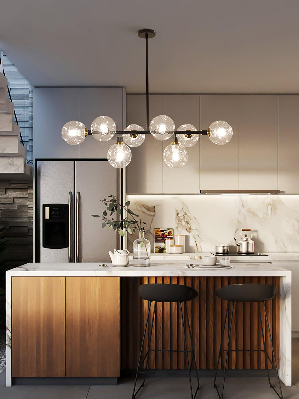 Lustra Suspension Lampe Minimaliste en Acrylique - Neutralighting