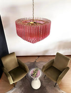 Aurora Lustre Rose Verre Prismes Géométrique - Neutralighting
