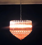 Aurora Lustre Rose Verre Prismes Géométrique - Neutralighting