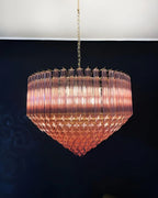 Aurora Lustre Rose Verre Prismes Géométrique - Neutralighting