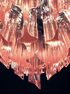 Aurora Lustre Rose Verre Prismes Géométrique - Neutralighting