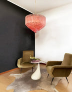 Aurora Lustre Rose Verre Prismes Géométrique - Neutralighting
