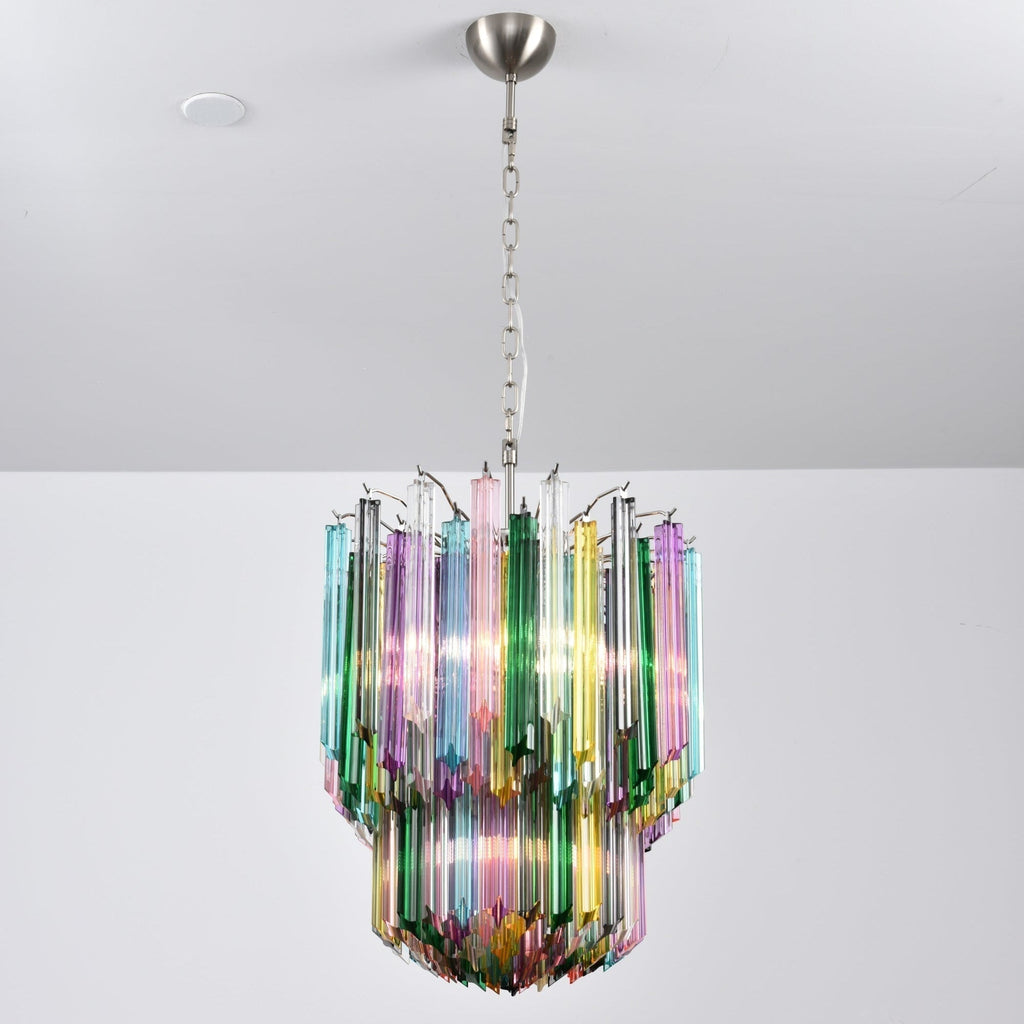 Aurora Lustre Murano Verre Coloré Prisme - Neutralighting