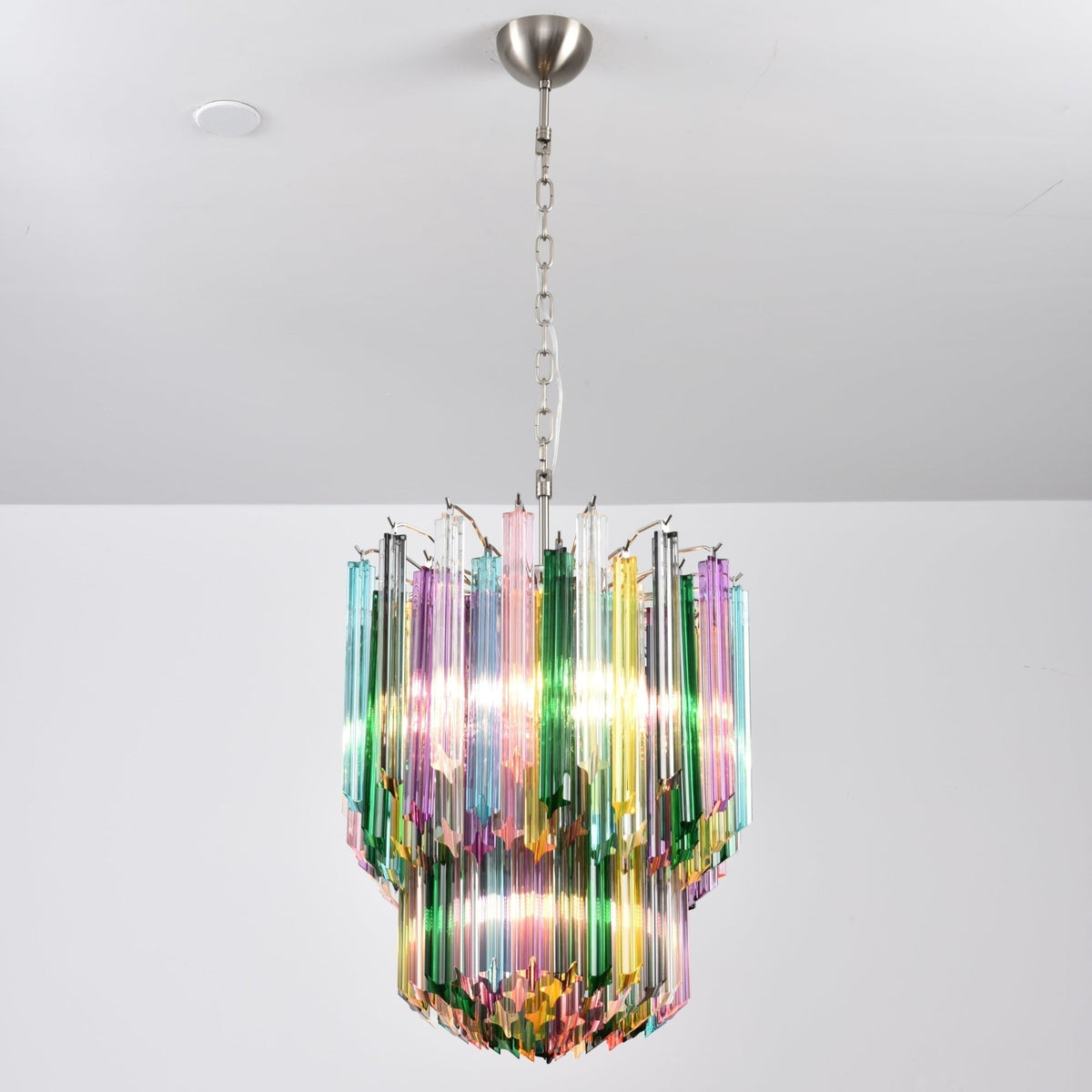 Aurora Lustre Murano Verre Coloré Prisme - Neutralighting