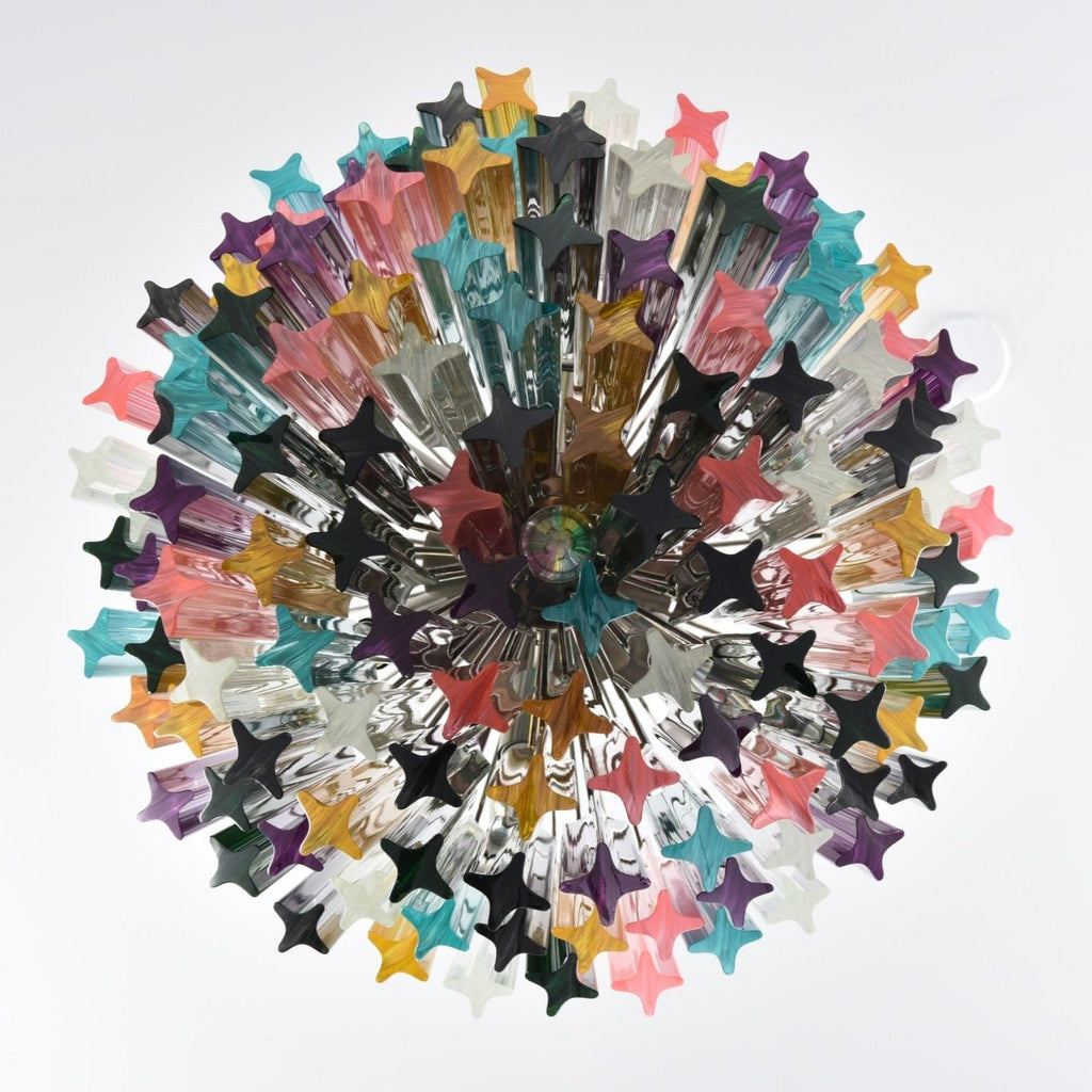 Aurora Lustre Murano Verre Coloré Prisme - Neutralighting