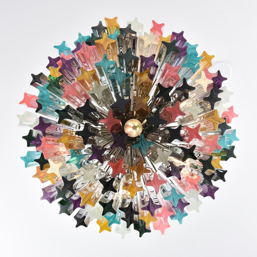 Aurora Lustre Murano Verre Coloré Prisme - Neutralighting