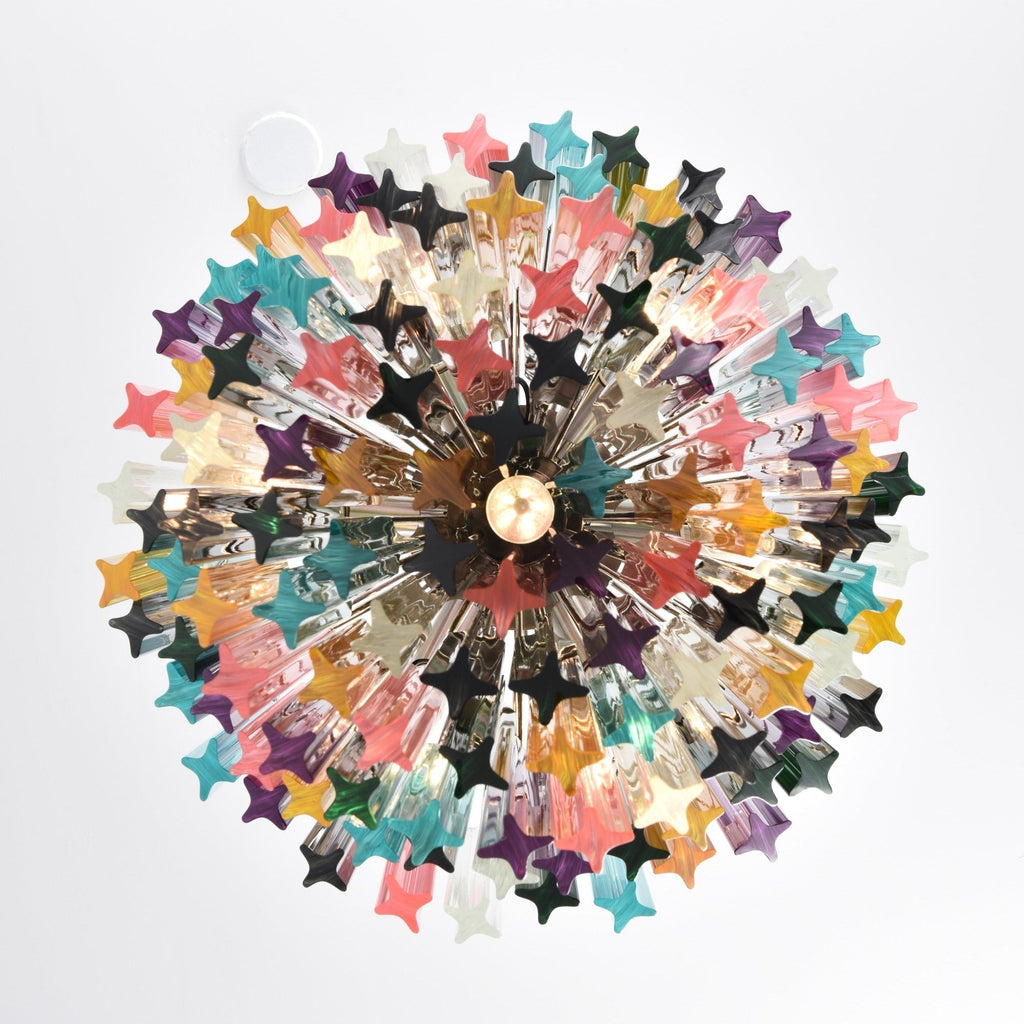 Aurora Lustre Murano Verre Coloré Prisme - Neutralighting
