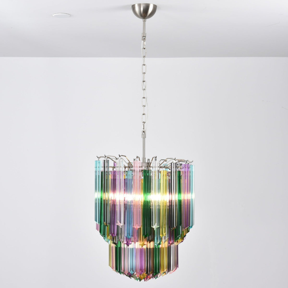 Aurora Lustre Murano Verre Coloré Prisme - Neutralighting