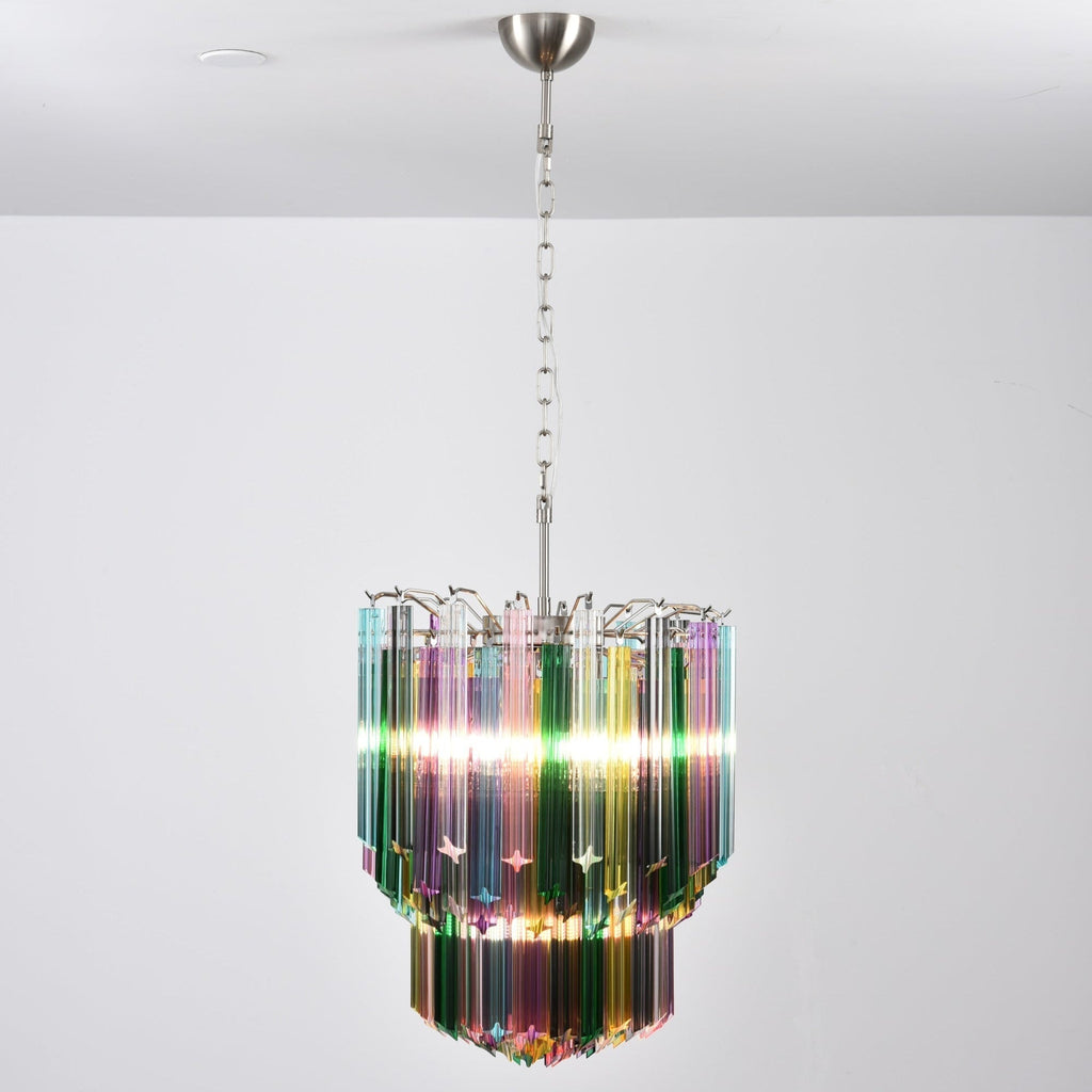 Aurora Lustre Murano Verre Coloré Prisme - Neutralighting
