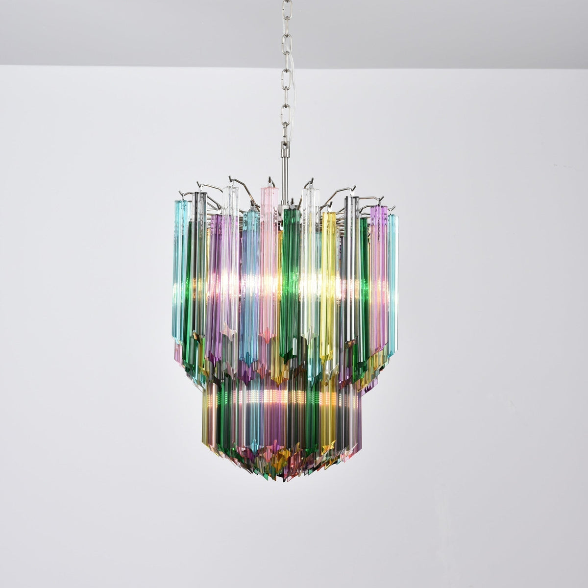 Aurora Lustre Murano Verre Coloré Prisme - Neutralighting