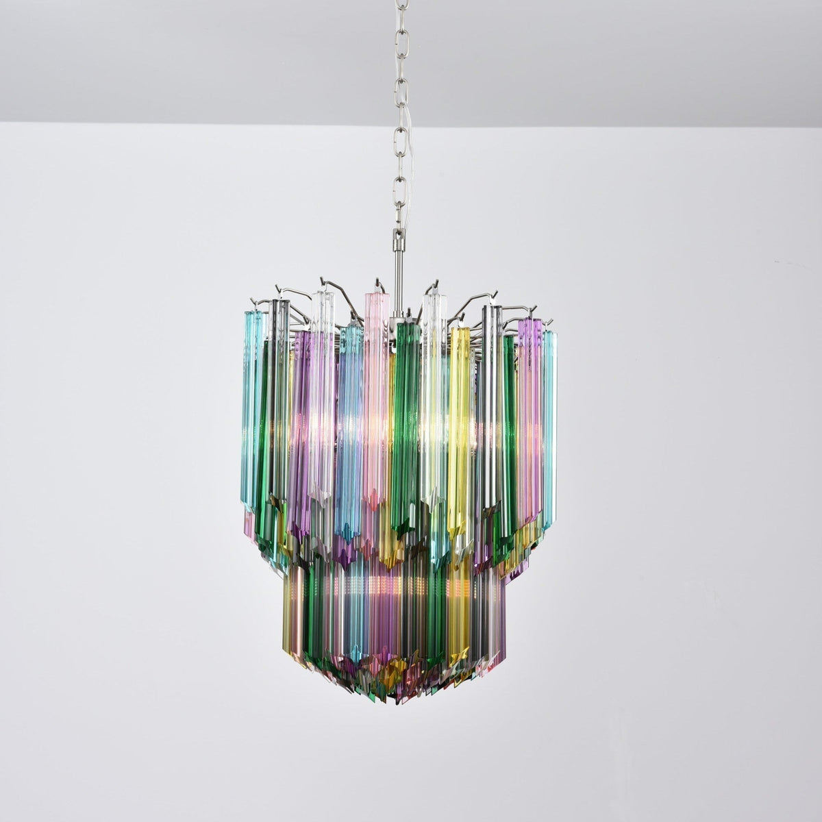 Aurora Lustre Murano Verre Coloré Prisme - Neutralighting
