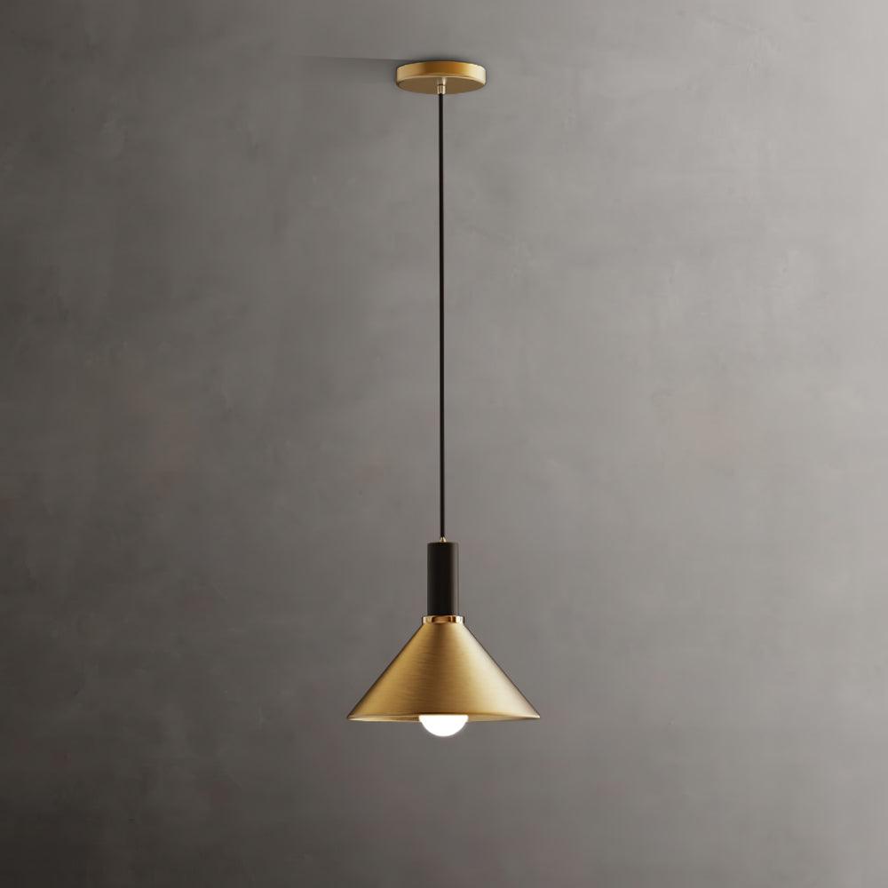 Orion Lampe Pendante Conique en Laiton - Neutralighting