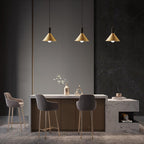 Orion Lampe Pendante Conique en Laiton - Neutralighting