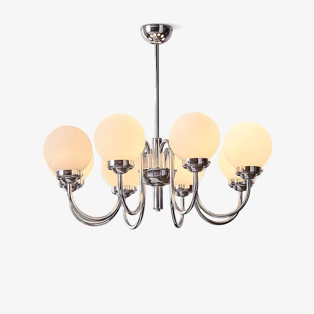 Lustra Chandelier Globe Chrome - Neutralighting