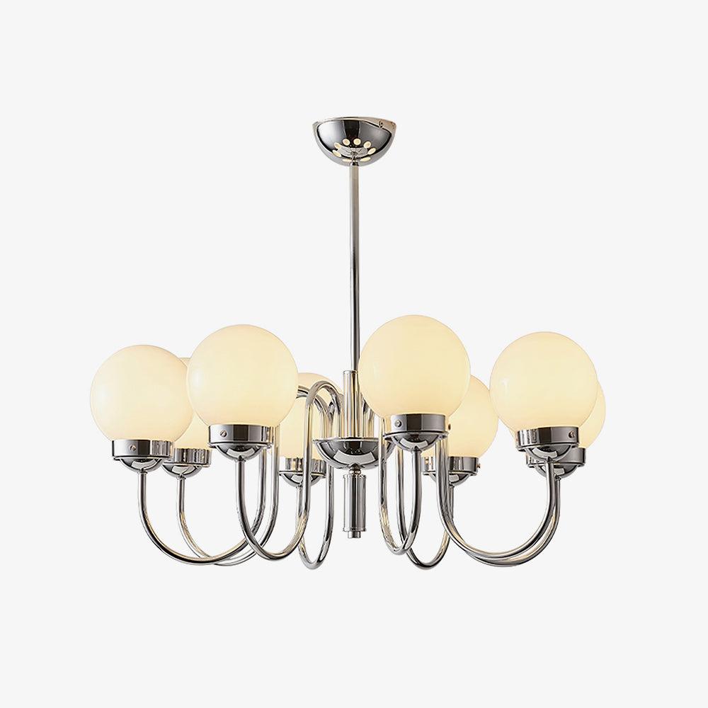 Lustra Chandelier Globe Chrome - Neutralighting