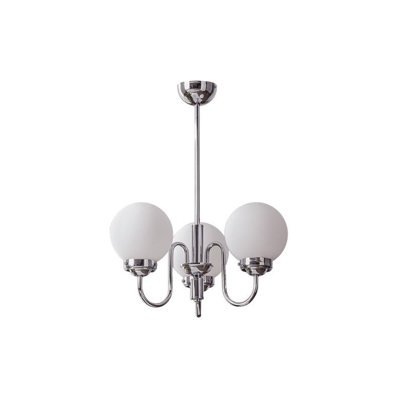 Lustra Chandelier Globe Chrome - Neutralighting