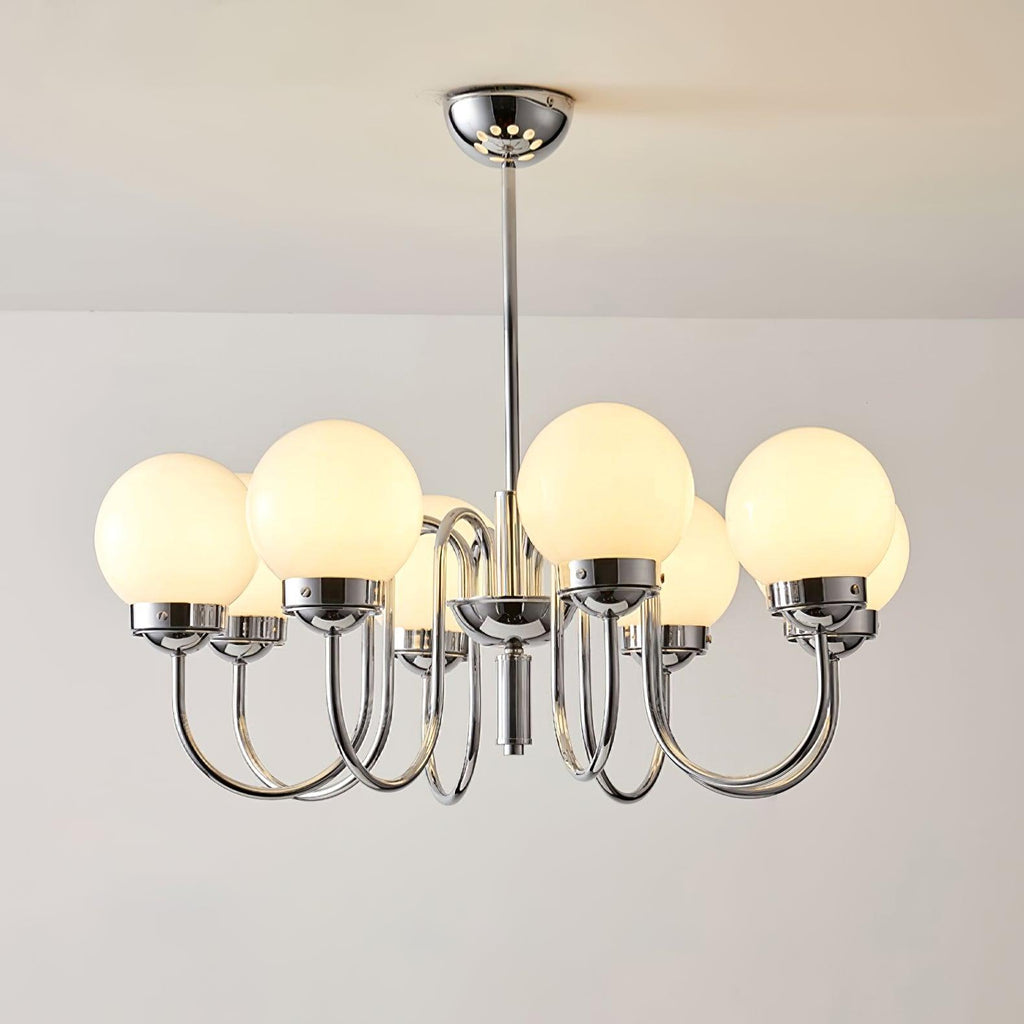 Lustra Chandelier Globe Chrome - Neutralighting