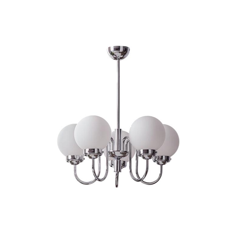 Lustra Chandelier Globe Chrome - Neutralighting
