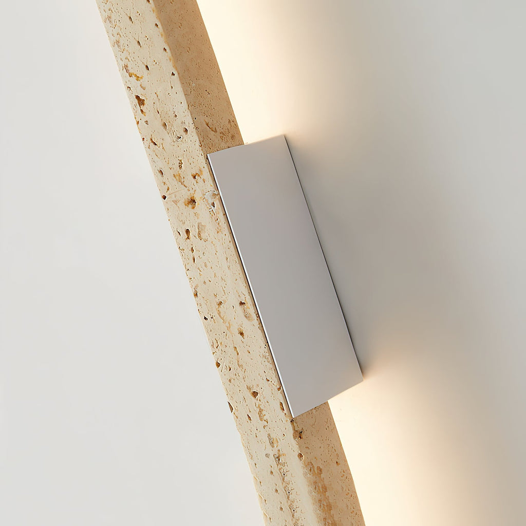 Vivyna Applique Murale Minimaliste En Travertin - Neutralighting