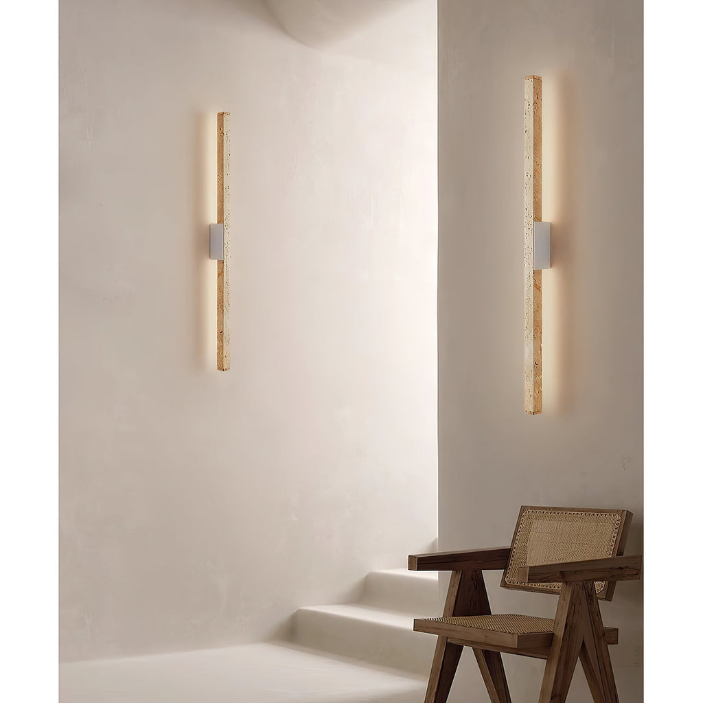 Vivyna Applique Murale Minimaliste En Travertin - Neutralighting
