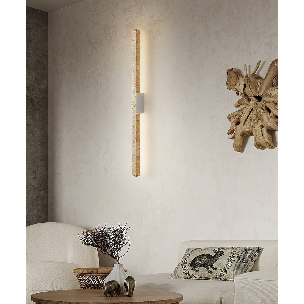Vivyna Applique Murale Minimaliste En Travertin - Neutralighting
